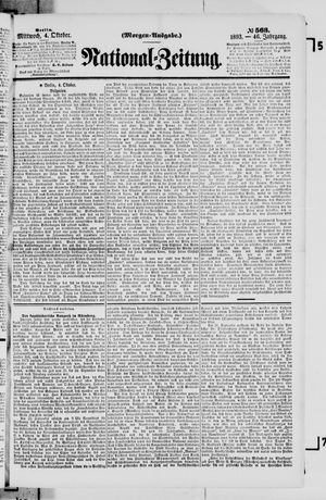 National-Zeitung vom 04.10.1893