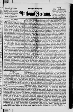 National-Zeitung vom 10.10.1893