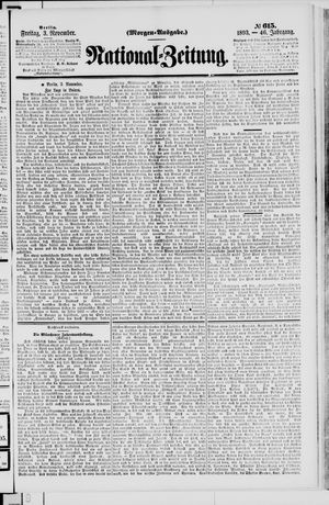 National-Zeitung vom 03.11.1893