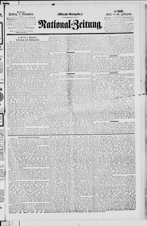National-Zeitung vom 03.11.1893