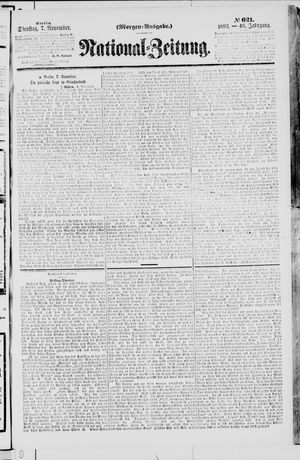 National-Zeitung vom 07.11.1893
