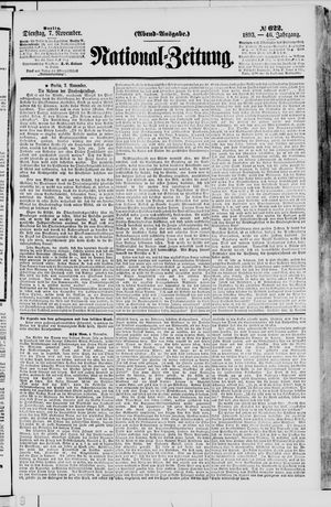 National-Zeitung vom 07.11.1893