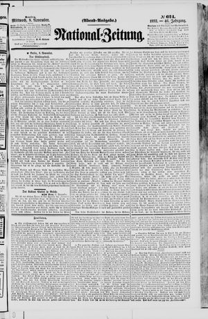 National-Zeitung vom 08.11.1893