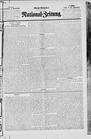 National-Zeitung vom 09.11.1893
