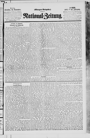 National-Zeitung vom 14.11.1893
