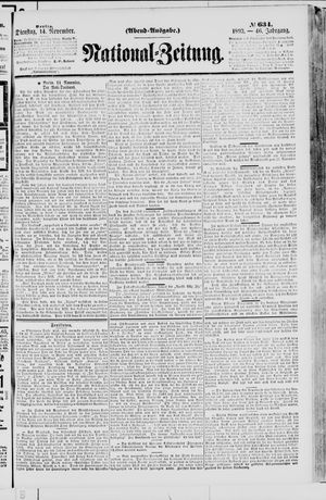 National-Zeitung vom 14.11.1893