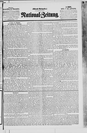 National-Zeitung vom 16.11.1893