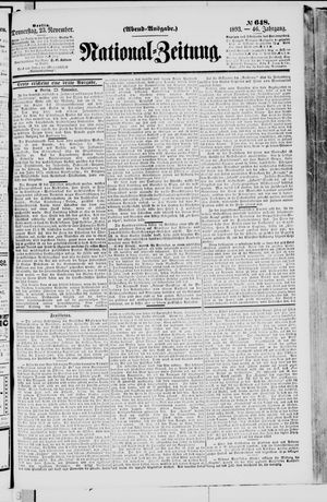 National-Zeitung vom 23.11.1893