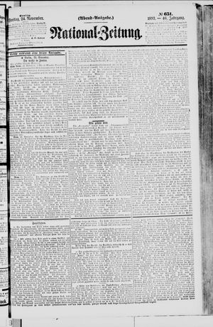 National-Zeitung vom 24.11.1893