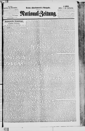 National-Zeitung vom 24.11.1893