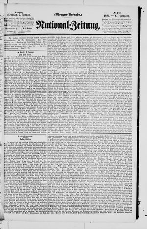 National-Zeitung vom 07.01.1894