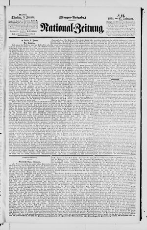 Nationalzeitung vom 09.01.1894