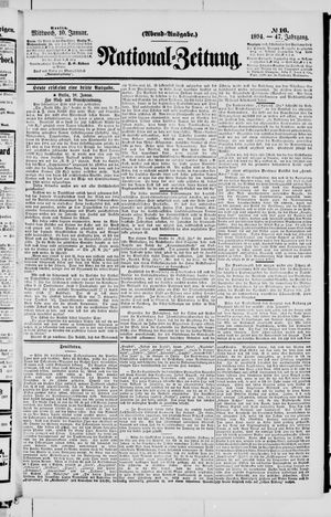 National-Zeitung vom 10.01.1894