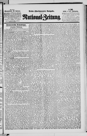 Nationalzeitung vom 13.01.1894
