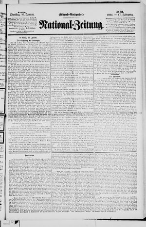 National-Zeitung vom 16.01.1894