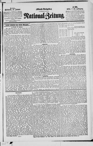 National-Zeitung vom 17.01.1894