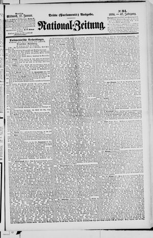 National-Zeitung vom 17.01.1894