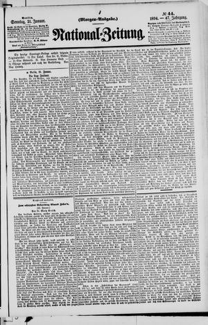 National-Zeitung vom 21.01.1894