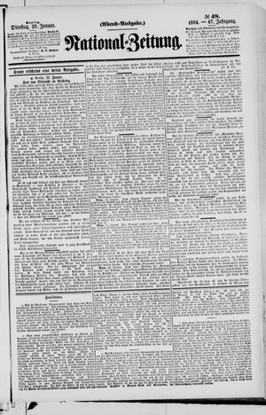 National-Zeitung vom 23.01.1894
