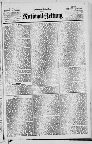 National-Zeitung vom 24.01.1894