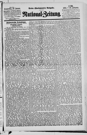 National-Zeitung vom 25.01.1894