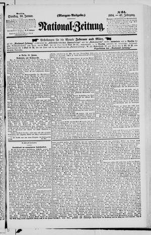 Nationalzeitung on Jan 30, 1894