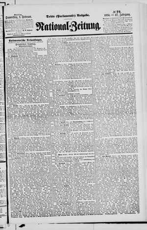 Nationalzeitung vom 01.02.1894
