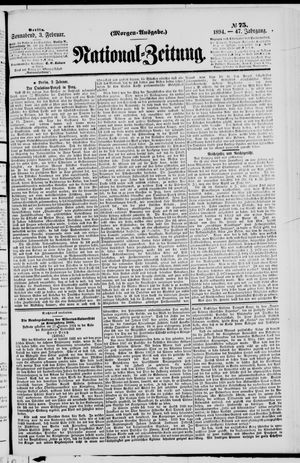 Nationalzeitung vom 03.02.1894