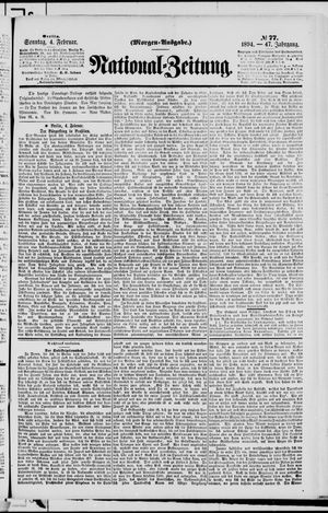 Nationalzeitung vom 04.02.1894