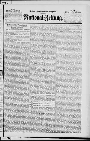 Nationalzeitung vom 05.02.1894