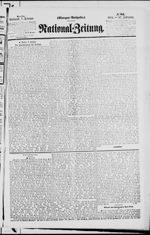 Nationalzeitung vom 07.02.1894