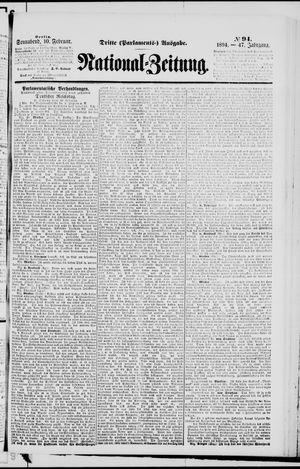 Nationalzeitung vom 10.02.1894