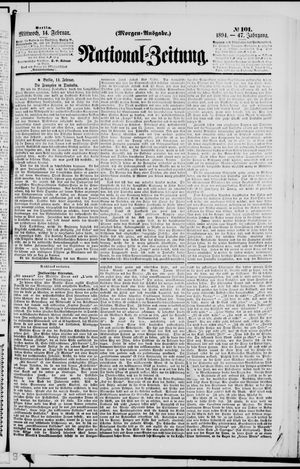 Nationalzeitung vom 14.02.1894