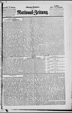 Nationalzeitung vom 15.02.1894