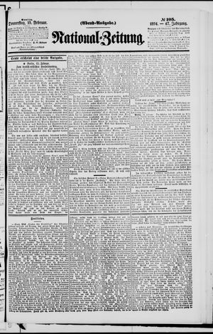 Nationalzeitung on Feb 15, 1894