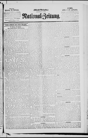 Nationalzeitung vom 19.02.1894