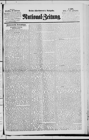 Nationalzeitung vom 20.02.1894
