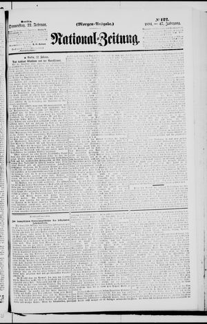 Nationalzeitung on Feb 22, 1894