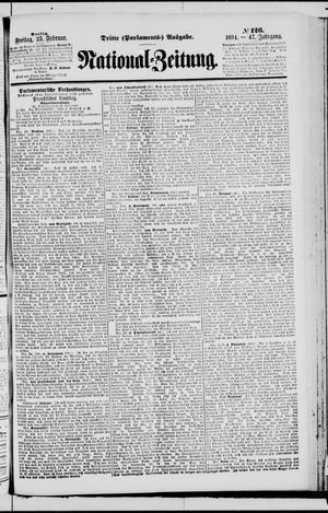 Nationalzeitung vom 23.02.1894