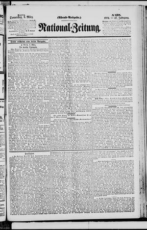 Nationalzeitung on Mar 8, 1894
