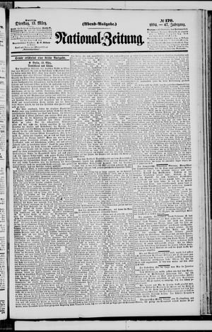 Nationalzeitung vom 13.03.1894