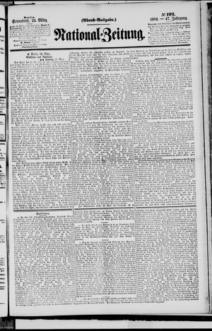 Nationalzeitung vom 24.03.1894