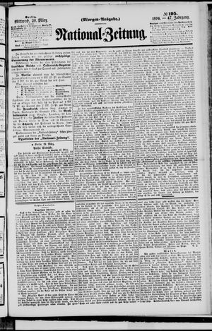 National-Zeitung vom 28.03.1894