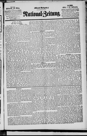 National-Zeitung vom 28.03.1894