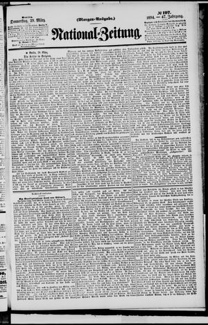 Nationalzeitung on Mar 29, 1894