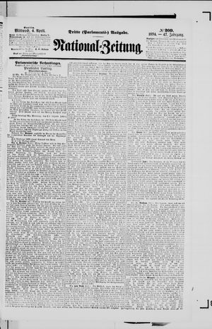 Nationalzeitung on Apr 4, 1894