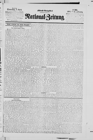 Nationalzeitung vom 05.04.1894