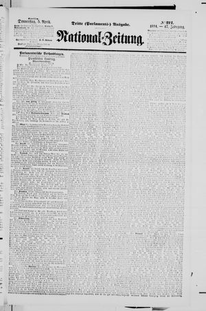 Nationalzeitung vom 05.04.1894