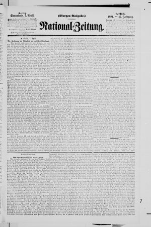 Nationalzeitung on Apr 7, 1894