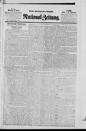 Nationalzeitung on Apr 9, 1894